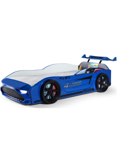 Ліжко машина пластик Форсаж синя Туреччина